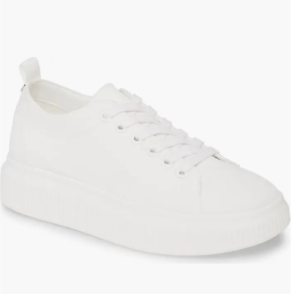 BP Sonny Off White Women's Platform Sneakers Size 8 - Picture 1 of 6